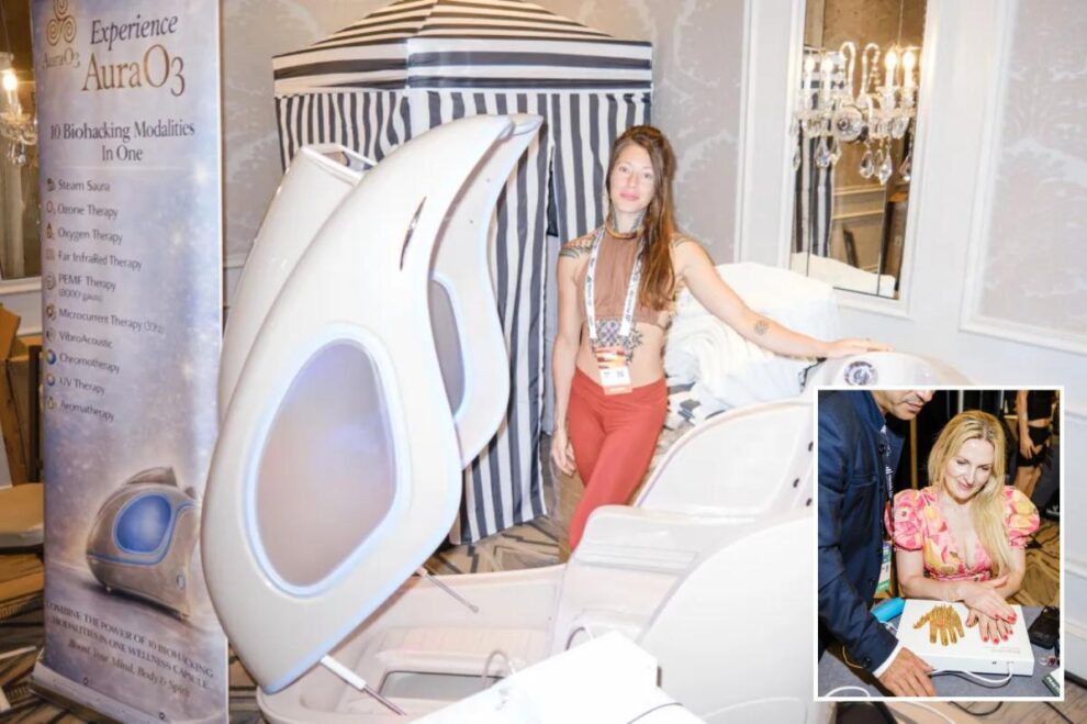 Biohackers World conference: Chakra scanners and anti-COVID machines